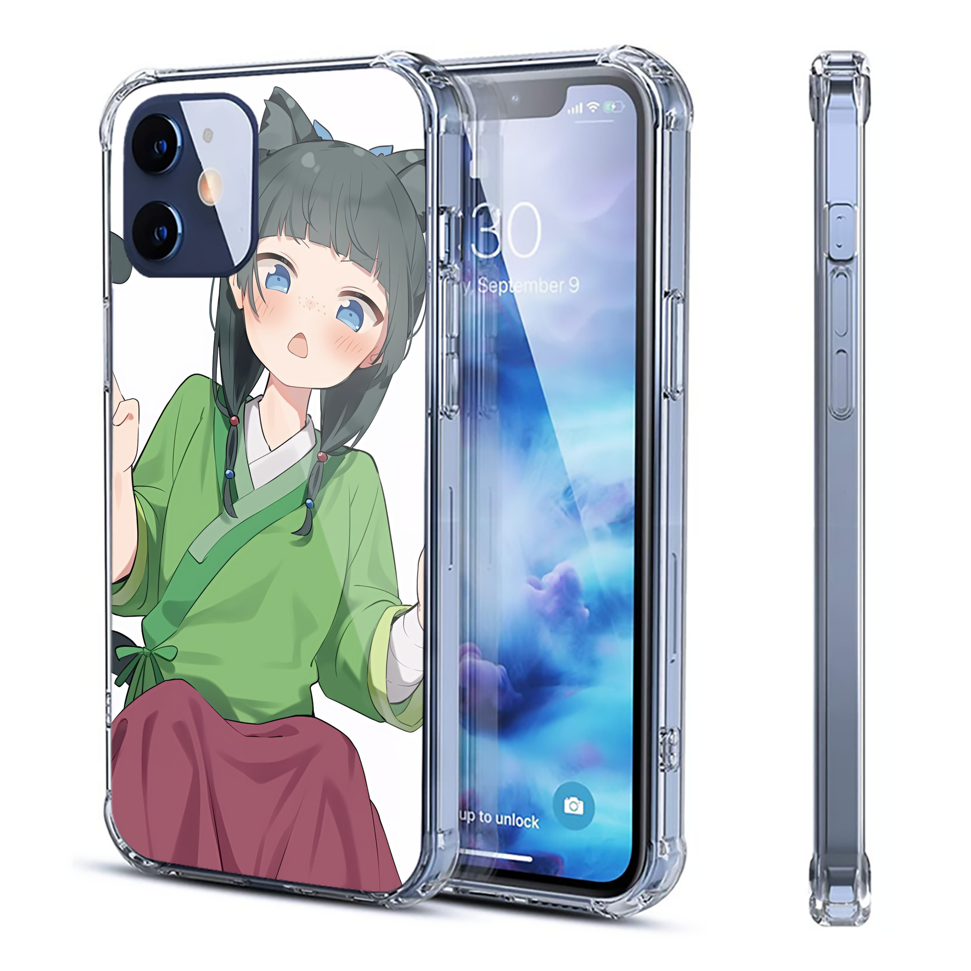 （画像用） 薬屋のひとりごと The Apothecary Diaries 【iPhone 12シリーズ対応】透明スマホケース（クリアソフトケース）